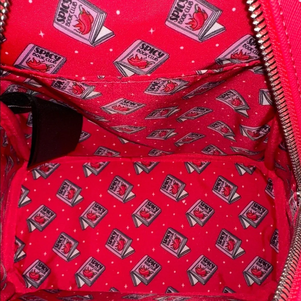 Loungefly Pink Spicy Book Club backpack brand new with tags. - Picture 8 of 9